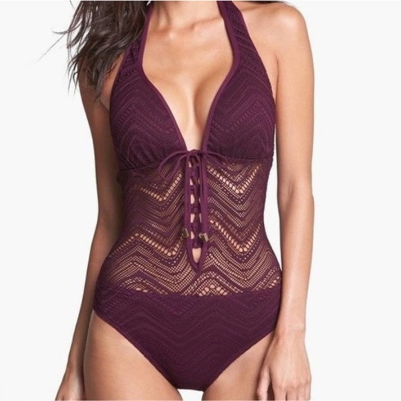 Bleu Rod Beattie Sheer Thing Swimsuit Size 4 - Picture 11 of 11